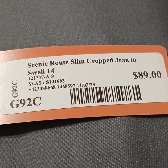 78&Sunny Scenic Route Slim Cropped Jean - Picture 7 of 8